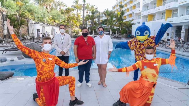 La diversión regresa al hotel Abora Catarina by Lopesan Hotels con la llegada de los primeros clientes