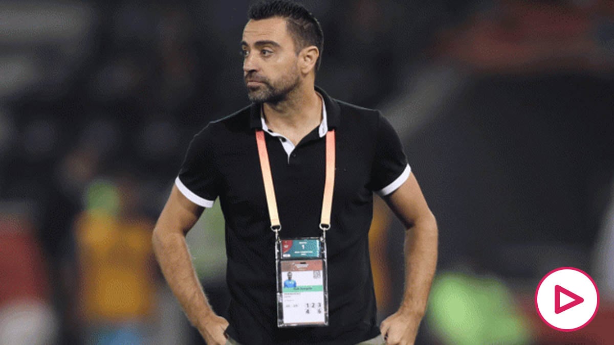 Xavi Hernández, técnico del Al- Saad (AFP)