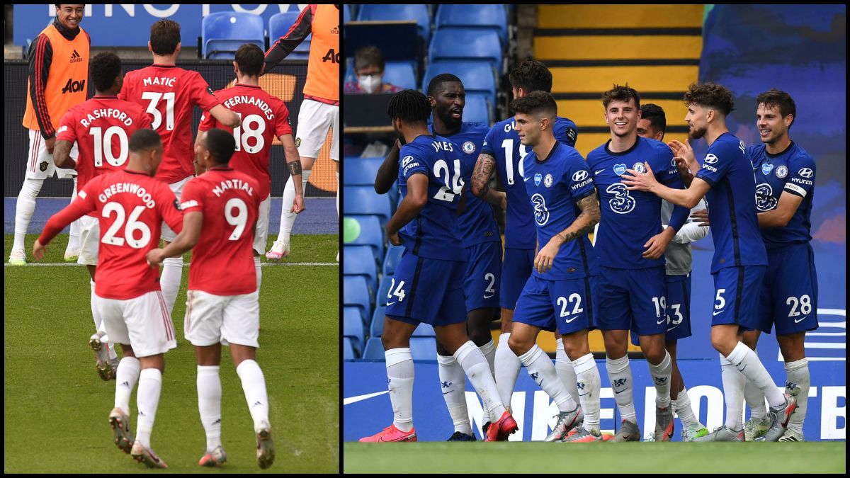 El United y el Chelsea lograron su pase a la Champions en la última jornada de la Premier. (Getty)