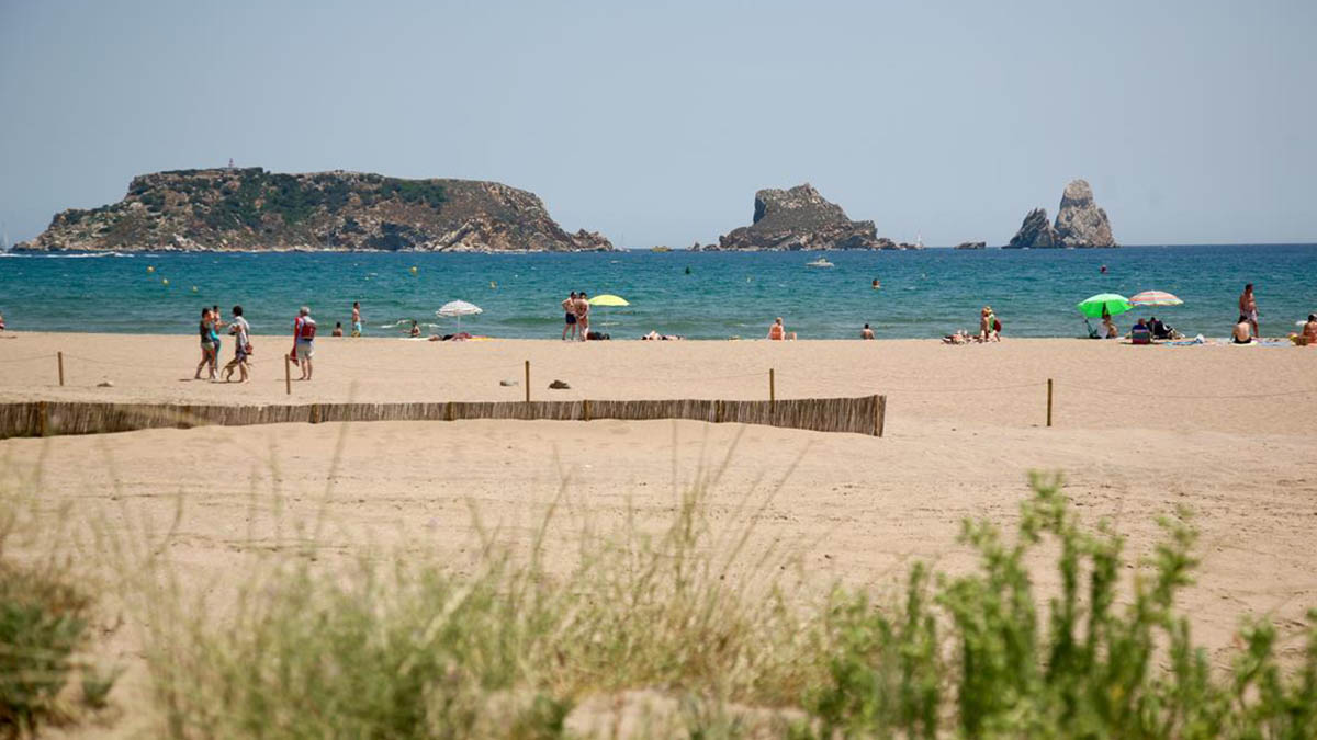 Imagen de la playa de L’Estartit (Gerona).