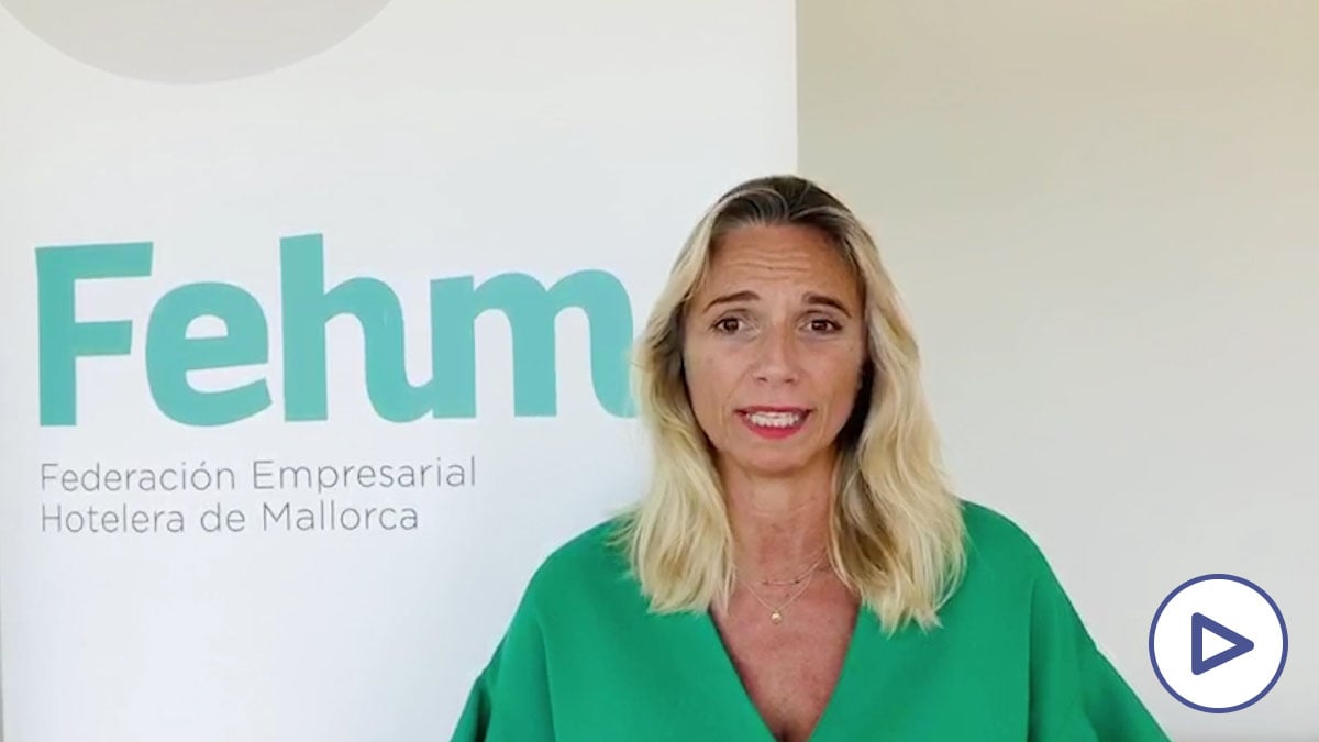 La presidenta de la Federación Empresarial Hotelera de Mallorca (FEHM), María Frontera