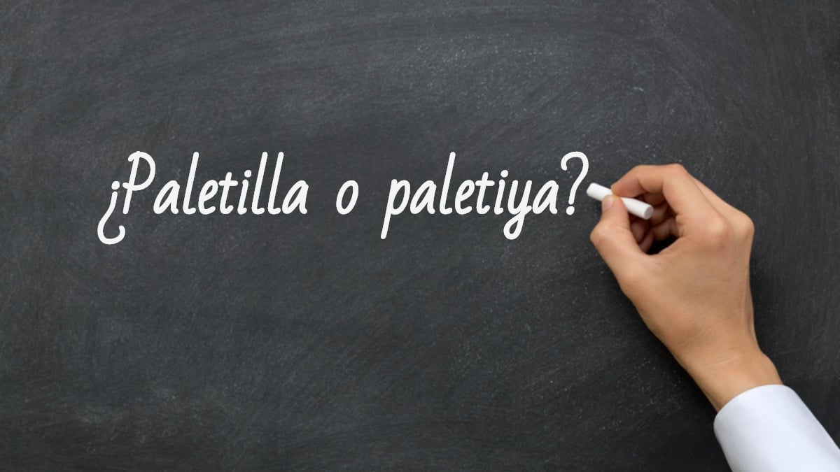 Cómo se escribe paletilla o paletiya