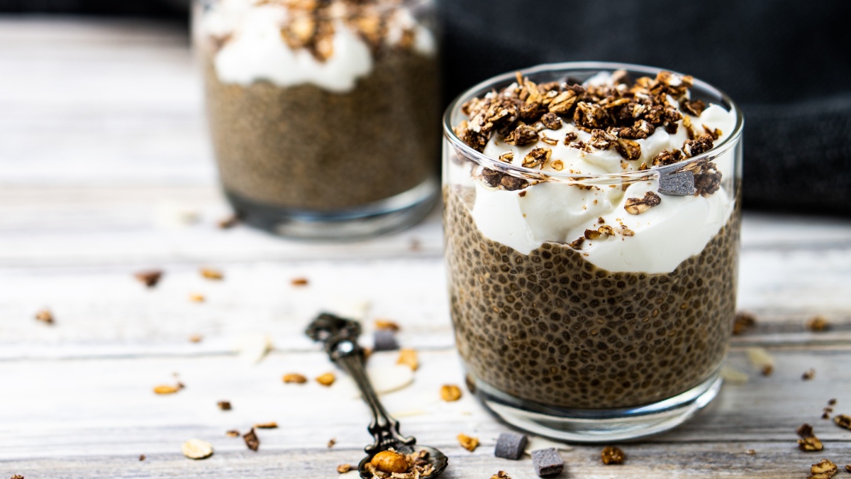 Receta de pudin de chÃa con chocolate