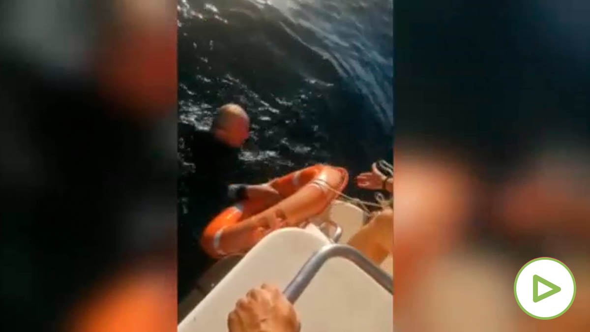 Rescatan a un hombre tras pasar 8 horas en el agua