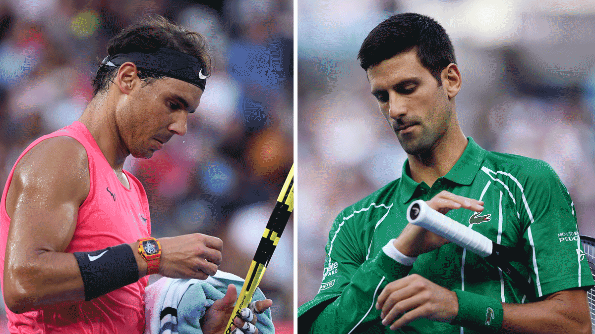Las razones de Nadal y Djokovic para acudir o no a Estados Unidos