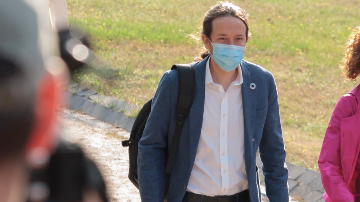 Pablo Iglesias este viernes en la Conferencia de Presidentes. (Foto: EP)