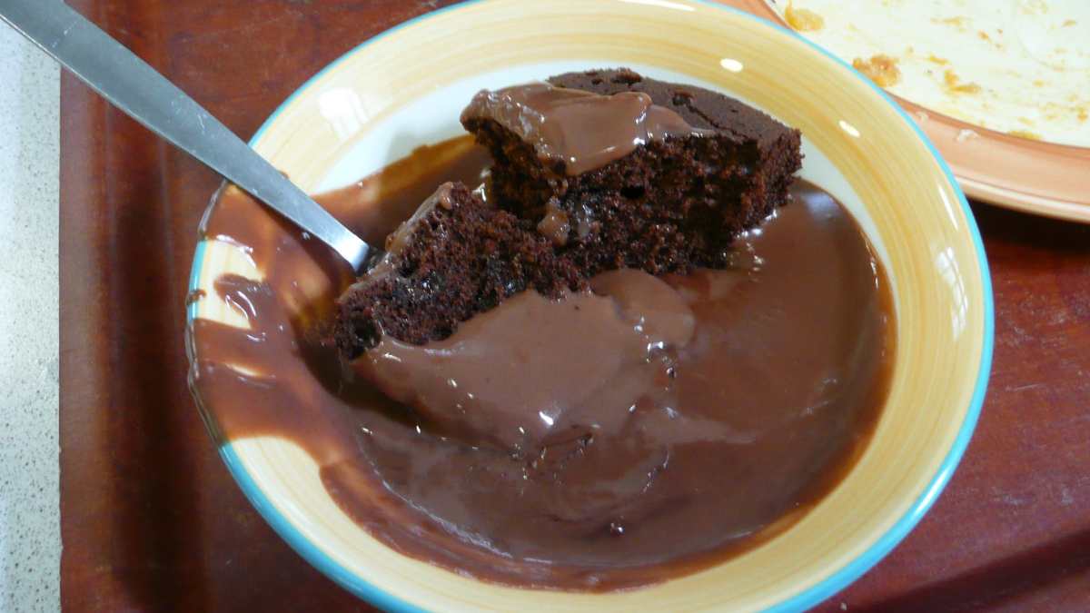 Receta de Pudding de chocolate negro