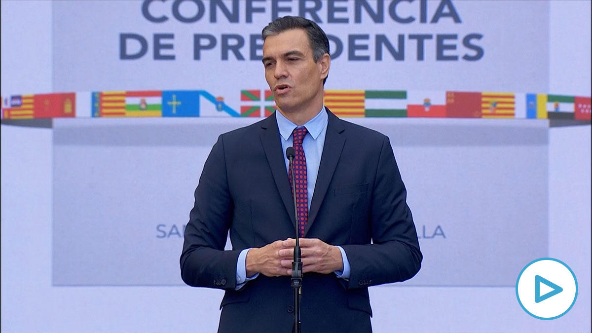 Pedro Sánchez, este viernes, en la Conferencia de Presidentes.