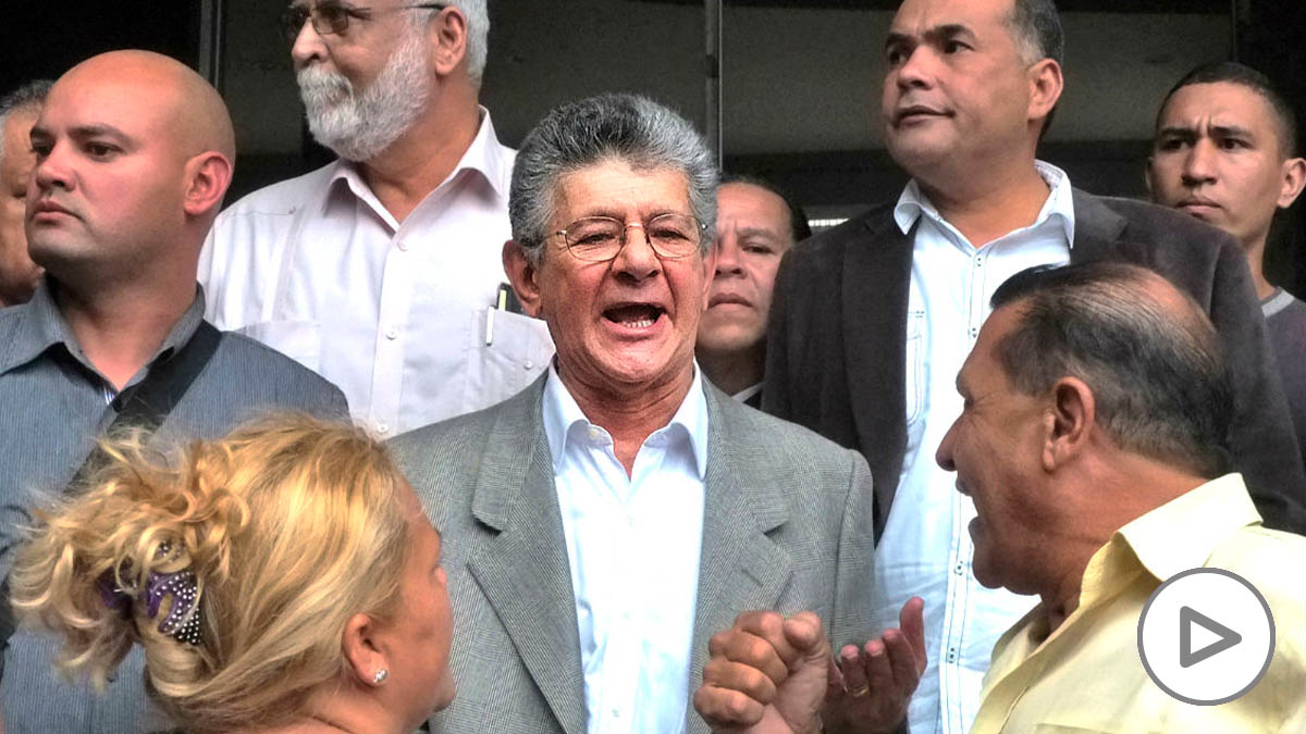 El nuevo  presidente del Parlamento venezolano, Henry Ramos Allup (Foto: AFP).