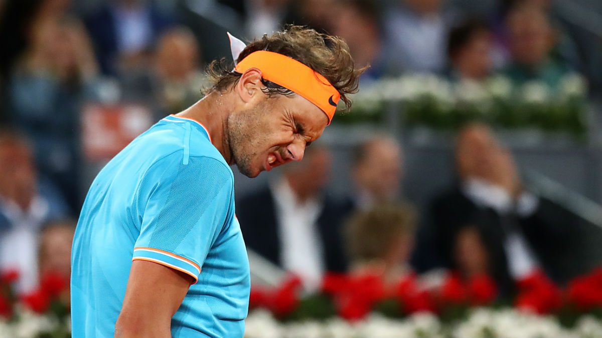 Rafa Nadal, en el Mutua Madrid Open. (Getty)