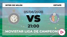 Europa League 2019-2020: Inter – Getafe | Horario del partido de fútbol de Europa League.