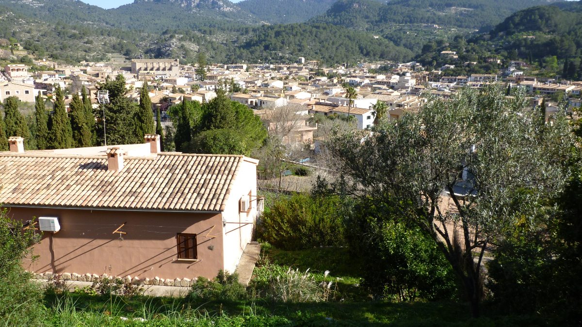 El municipio de Esporles en Mallorca.