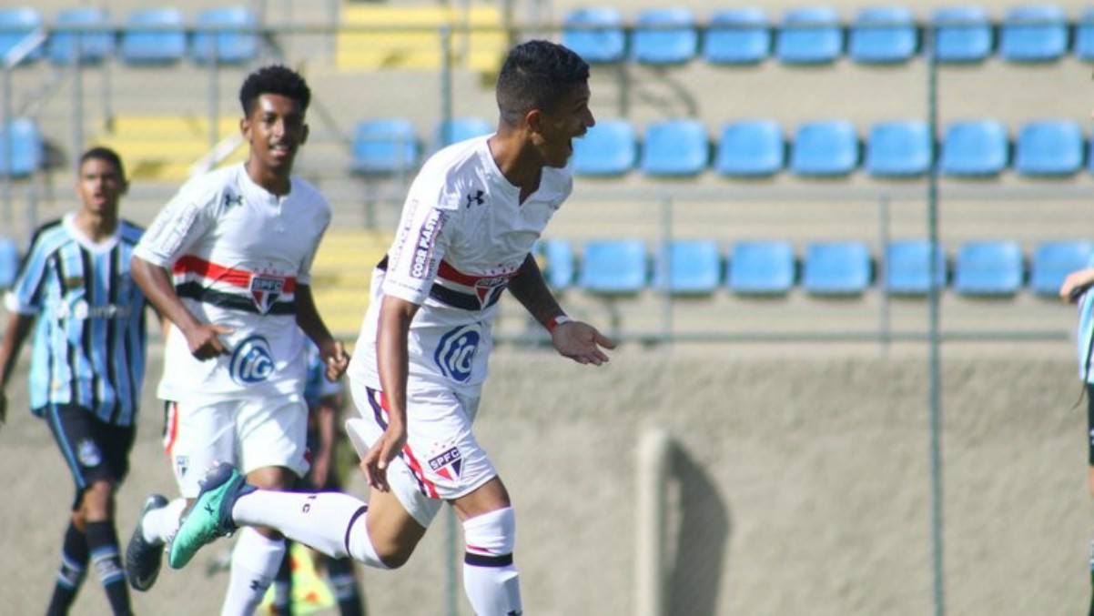 Gustavo Maia celebra un gol con el Sao Paulo. (Foto: SaoPauloFC)