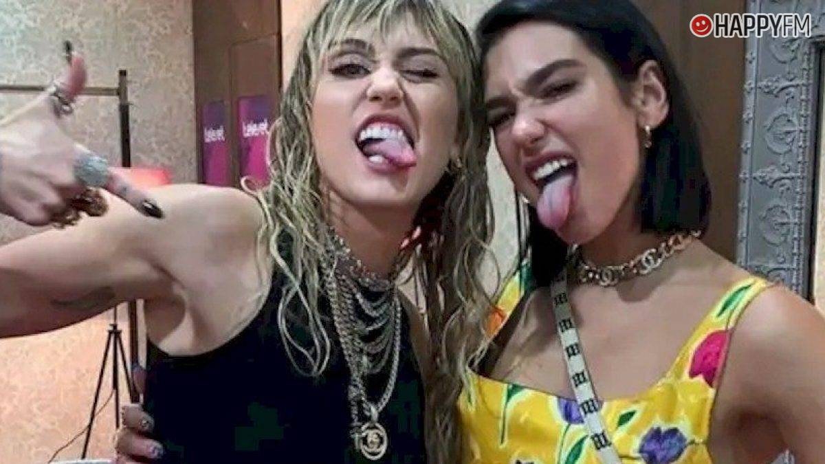 Dua Lipa y Miley Cyrus