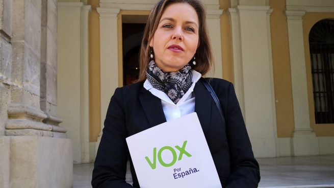 La portavoz de VOX en el Ayuntamiento de Sevilla, Cristina Peláez