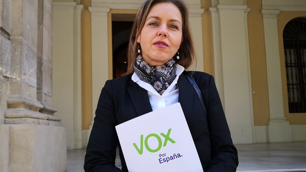 La portavoz de VOX en el Ayuntamiento de Sevilla, Cristina Peláez