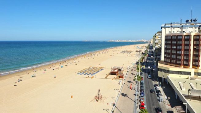 Playa de la Victoria en Cádiz