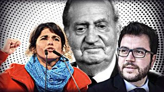 Teresa Rodríguez, Juan Carlos I y Pere Aragonés