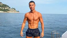 Cristiano Ronaldo y su posado.