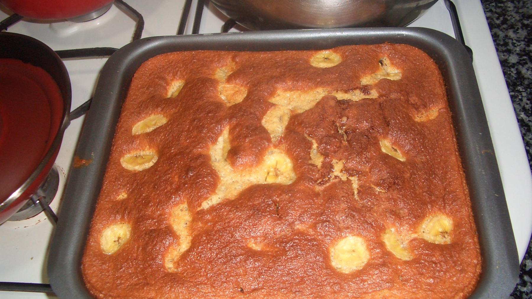 Pan de plátano y chocolate