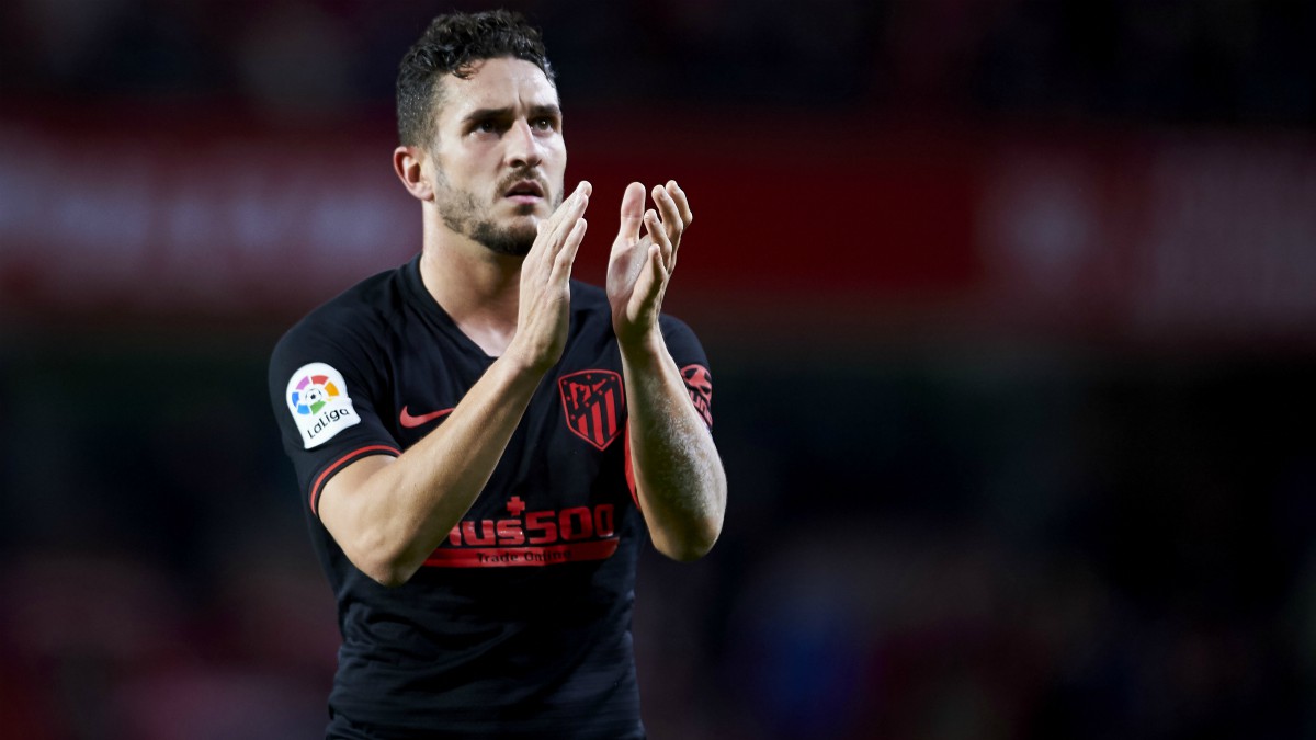 Koke, durante un partido.