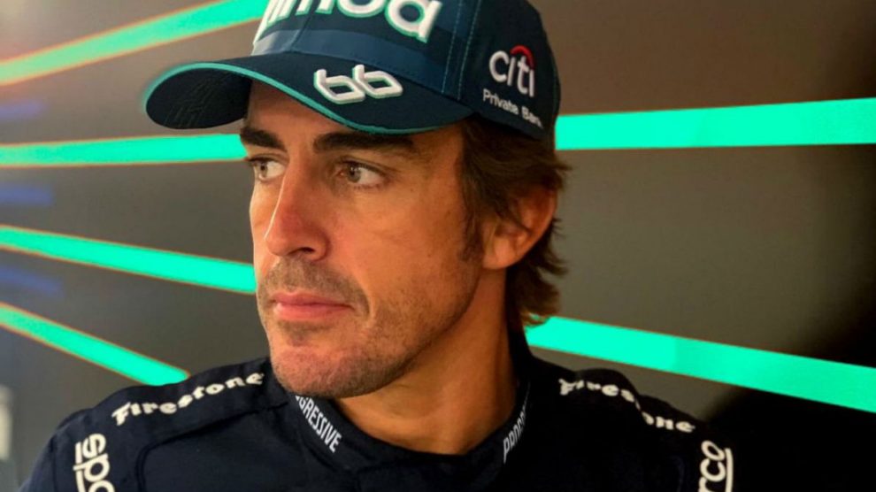Fernando Alonso, en las 500 Millas de Indianápolis.
