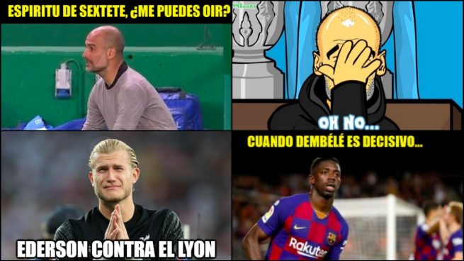 Los memes se ríen de Guardiola tras su batacazo contra el Lyon