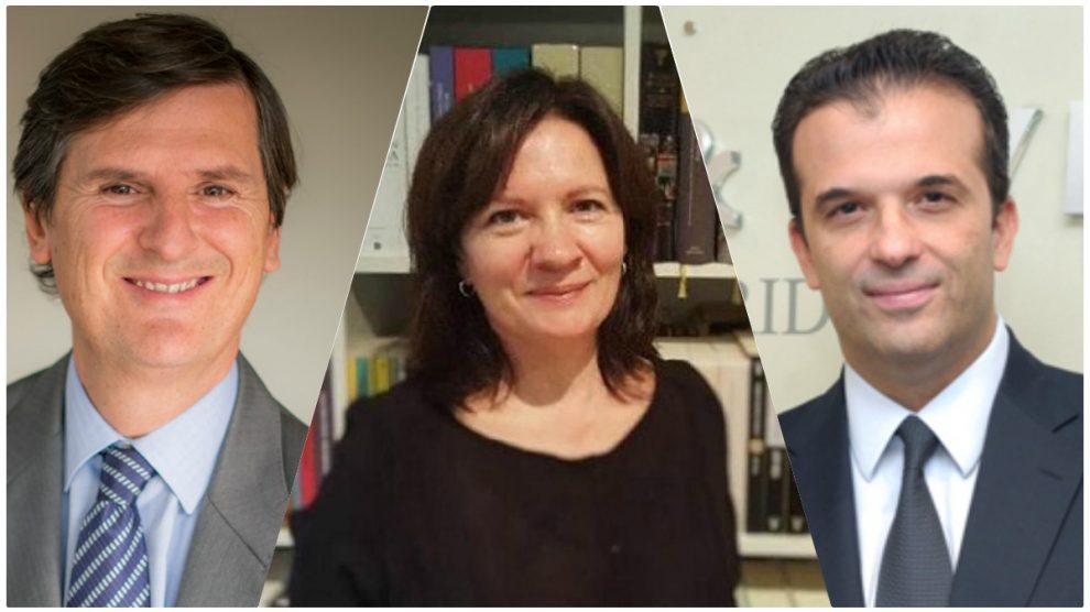 Lucas Osorio, Carmen Pérez y Pablo Mayor, los jueces del caso Fuenlabrada.