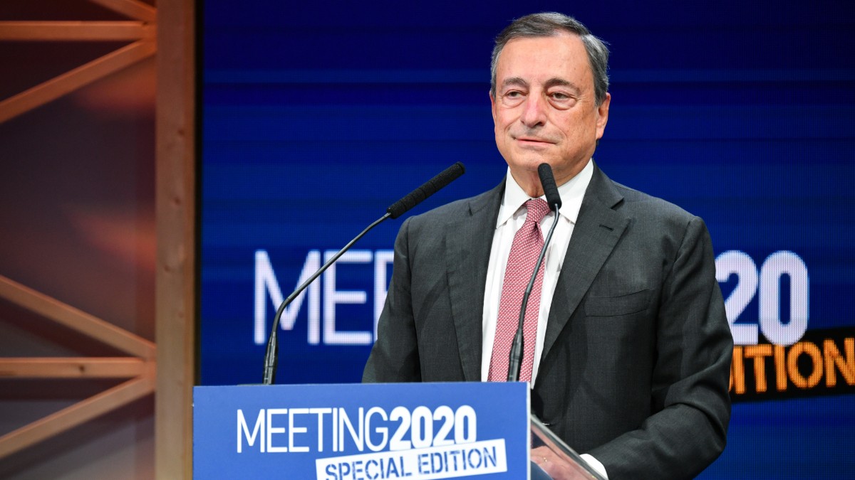 Mario Draghi, primer Ministro de Italia.