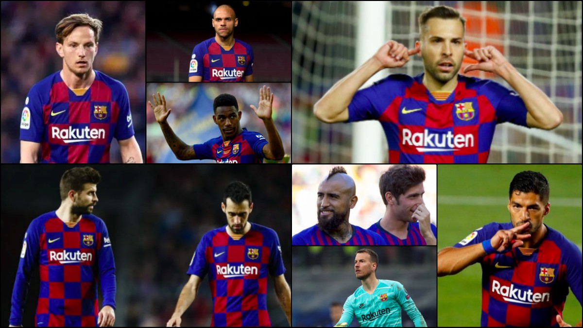 Los 10 jugadores a la venta en el Barcelona.