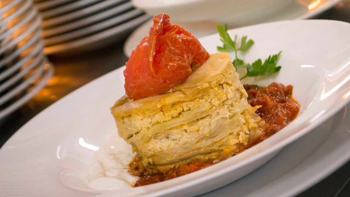 Receta de terrina de calabacín con queso de cabra