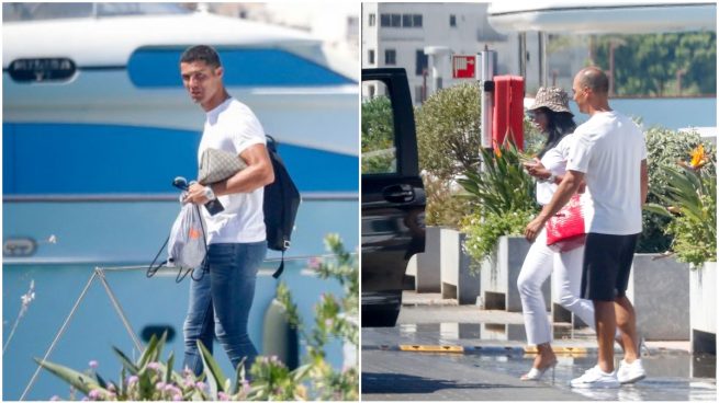 Cristiano Ronaldo y Georgina Rodríguez en Ibiza (GTRES).