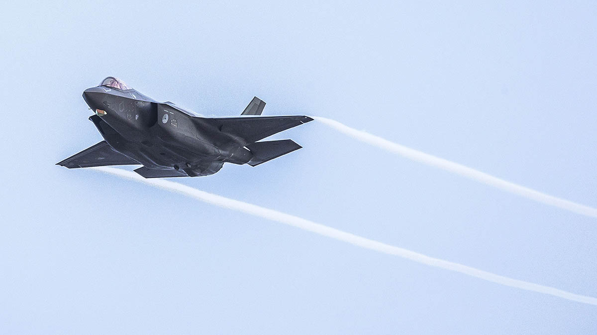 El F-35 es el caza más moderno de la flota de EEUU.