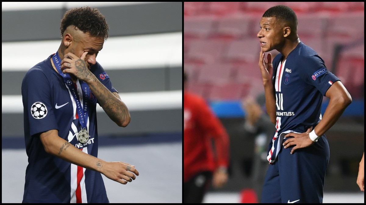 Neymar y Mbappé. (AFP)