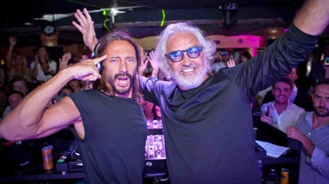 David Guetta y Flavio Briatore