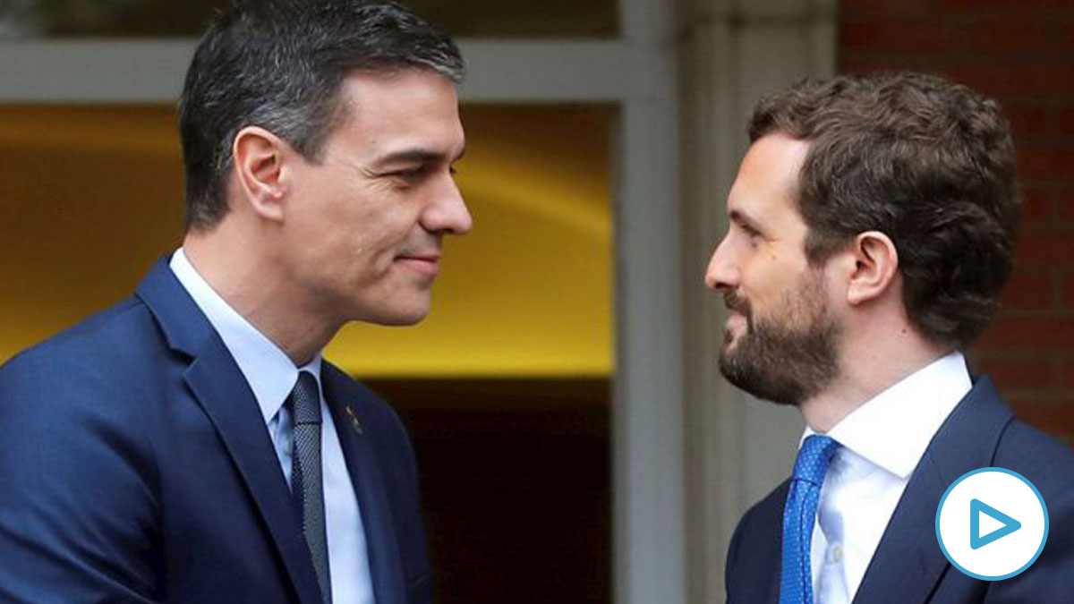 Pedro Sánchez y Pablo Casado.