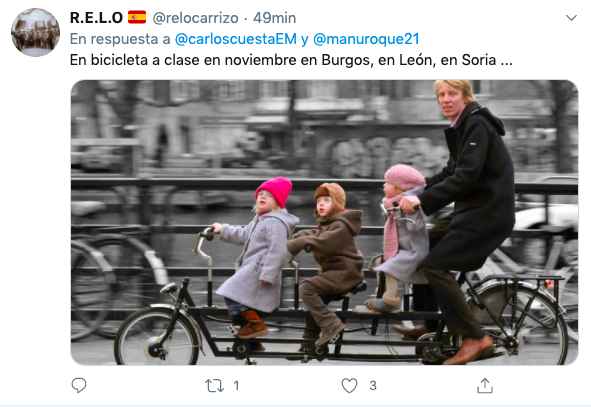 Burlas en Twitter por la ocurrencia de Celaá de que los niños vayan en bici al colegio para evitar el virus