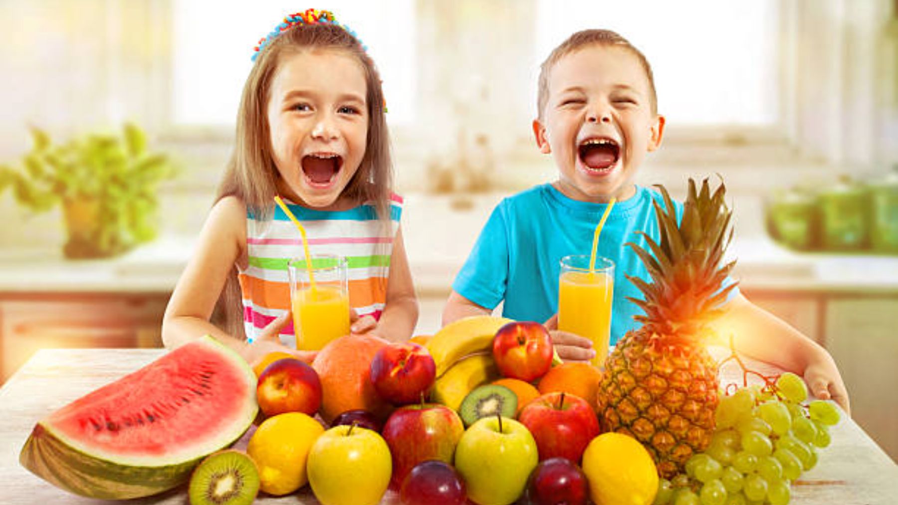 Las mejores frutas y verduras que los niños pueden comer en verano
