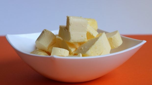 Mantequilla y otros alimentos saludables