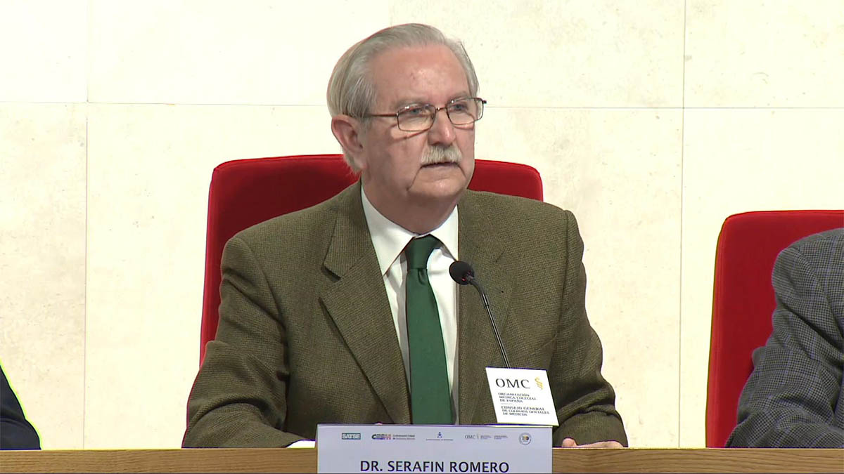 El presidente de la Organización Médica Colegial (OMC), Serafín Romero.
