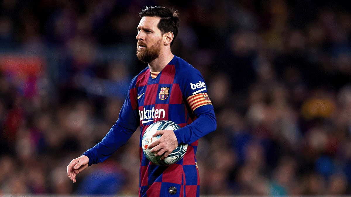 Leo Messi, durante un encuentro la pasada temporada (Getty)