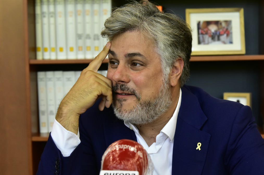 El presidente de JxCat en el Parlament de Catalunya, Albert Batet,. Foto: Europa Press