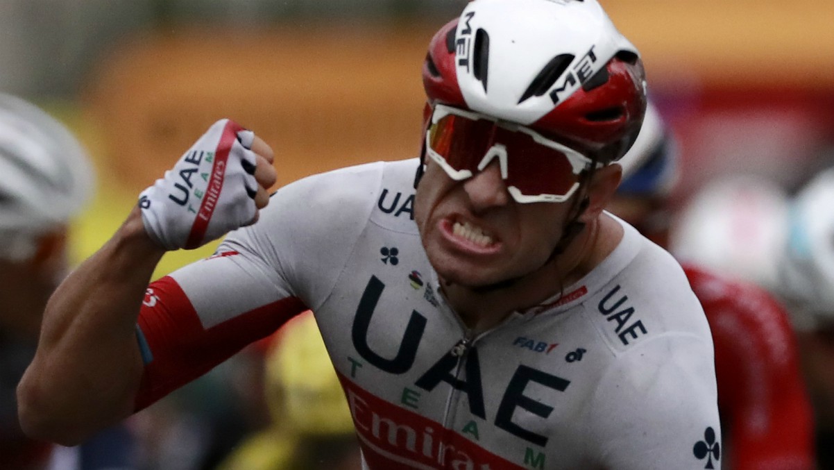 Alexander Kristoff ganó la primera etapa del Tour. (AFP)