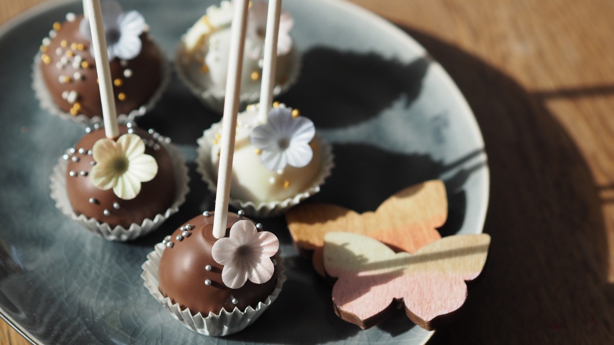 Piruletas de chocolate fáciles de preparar