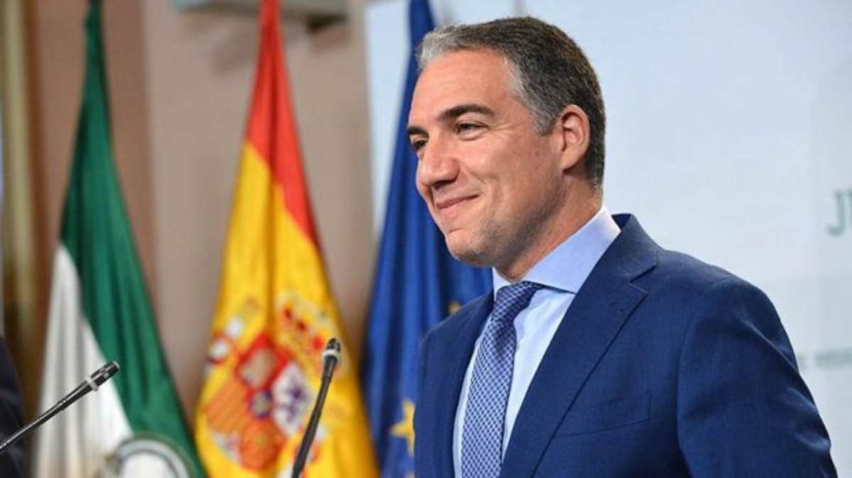 Elías Bendodo, consejero de Presidencia de la Junta de Andalucía.