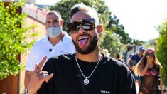 Neymar, durante sus vacaciones en Ibiza.