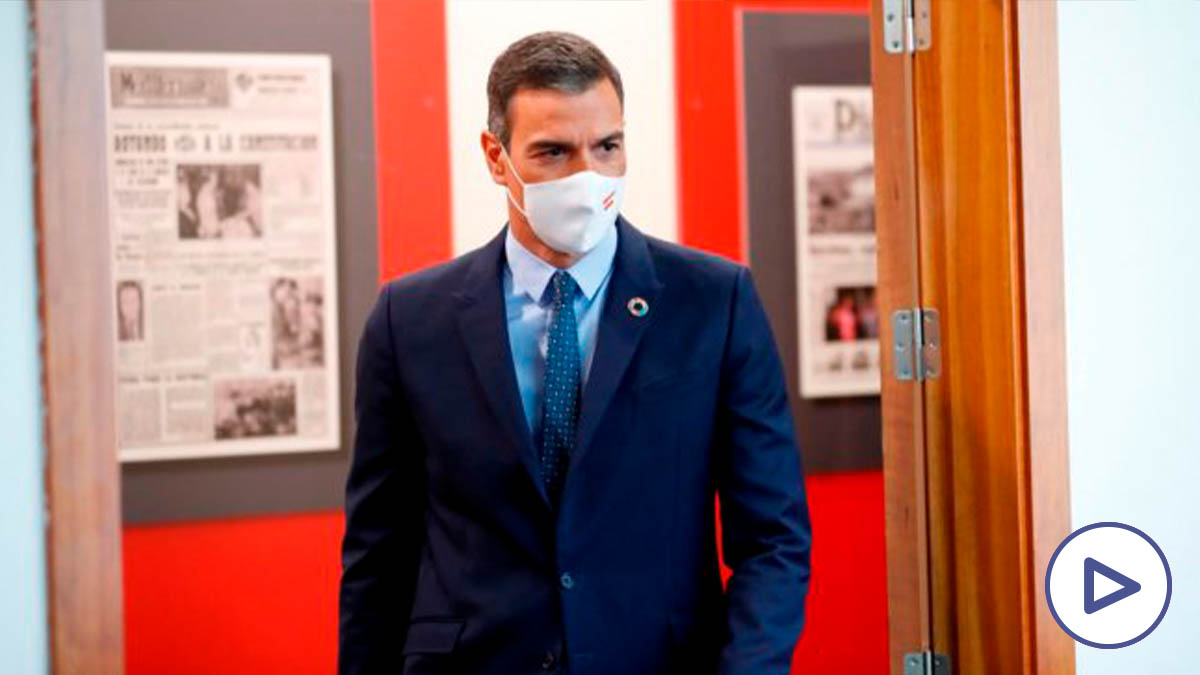 El presidente del Gobierno, Pedro Sánchez, en la conferencia de ‘España Puede’