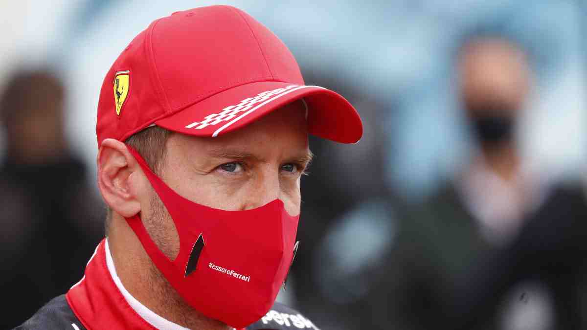 Sebastian Vettel con Ferrari. (AFP)