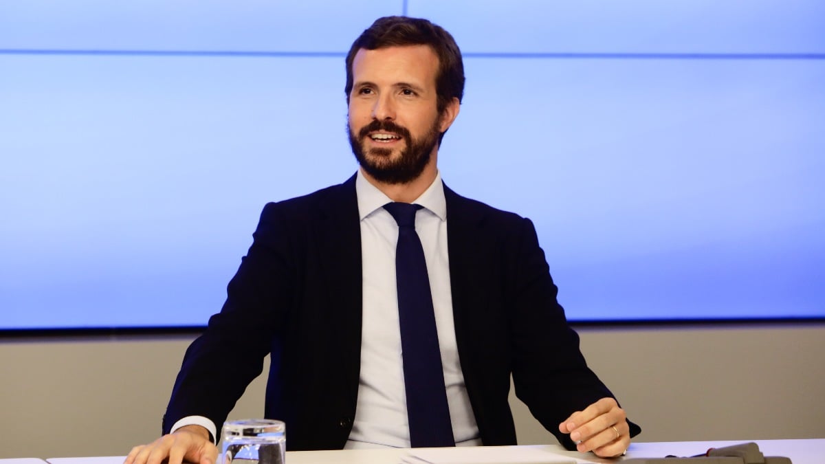 El presidente del Partido Popular, Pablo Casado (Foto: EFE)