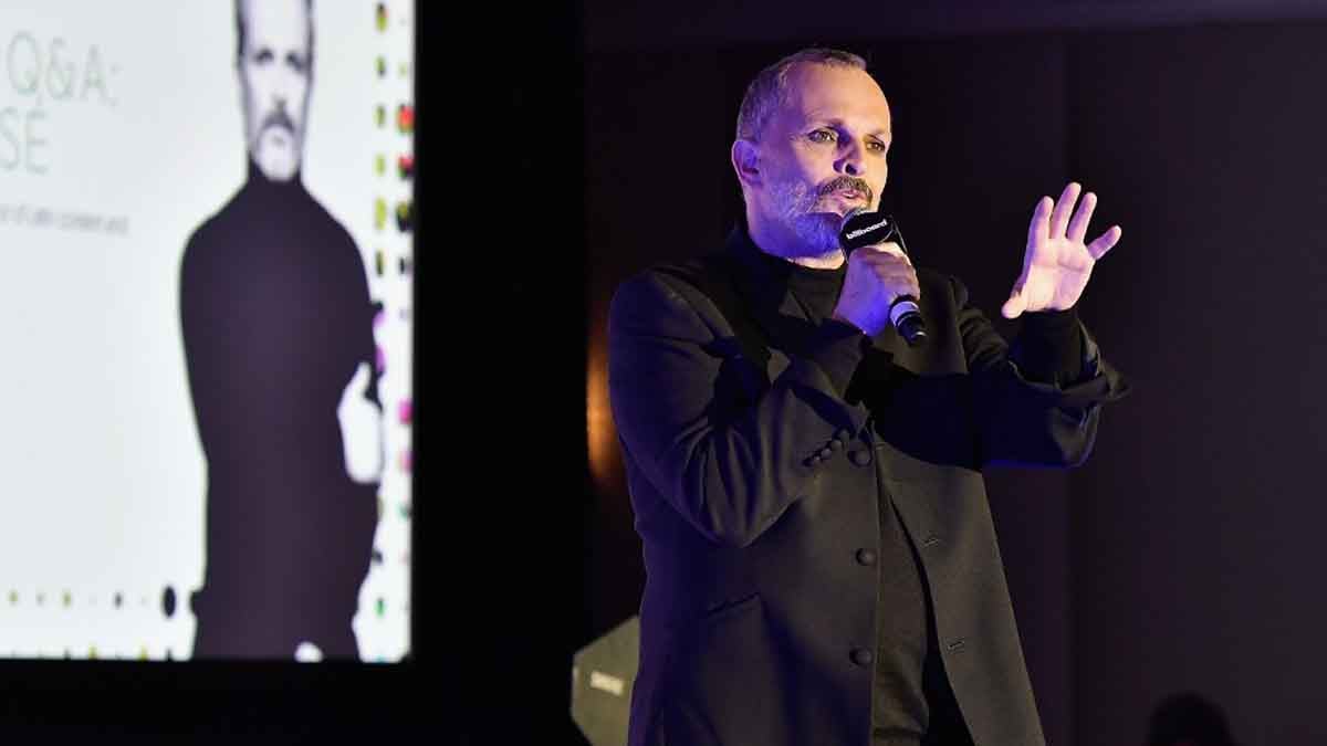 El cantante Miguel Bosé. Foto: AFP